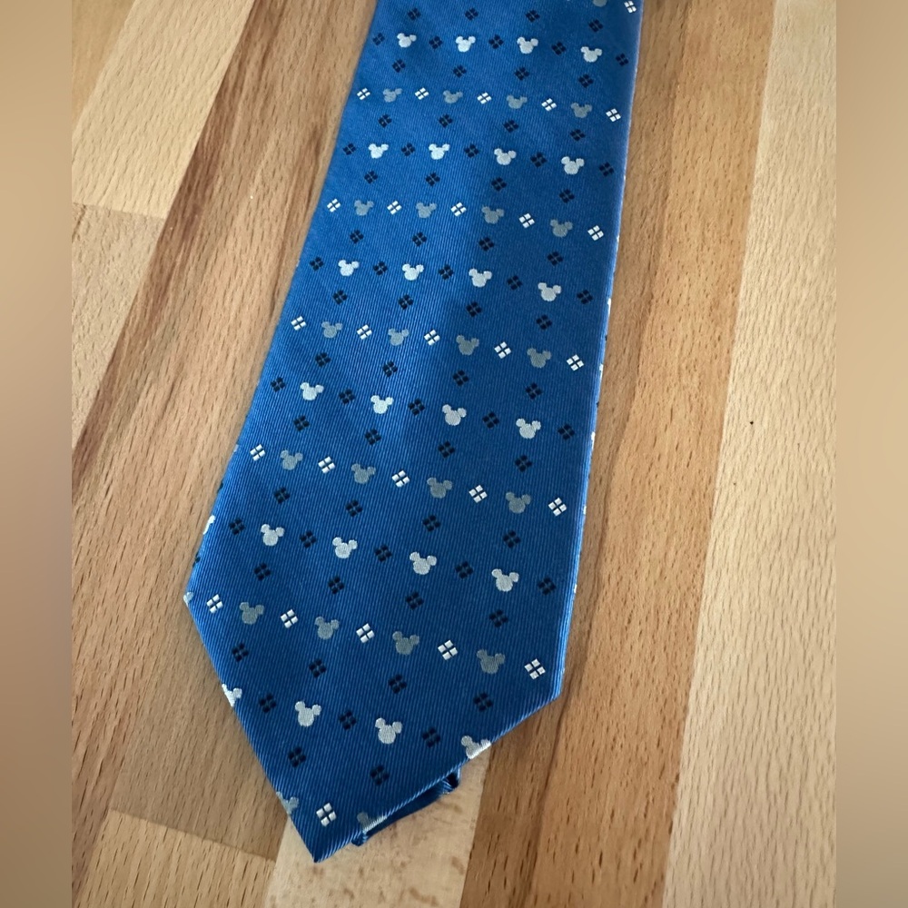Disney Silk Tie - Mickey Mouse Icon - Blue